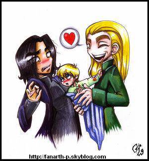 Severus & Lucius et le petit Drago